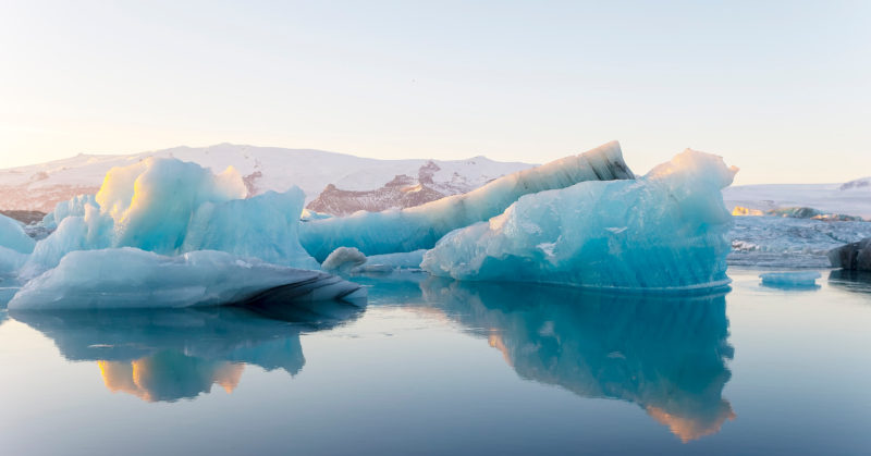 La lagune des glaciers Jökulsarlon en Islande