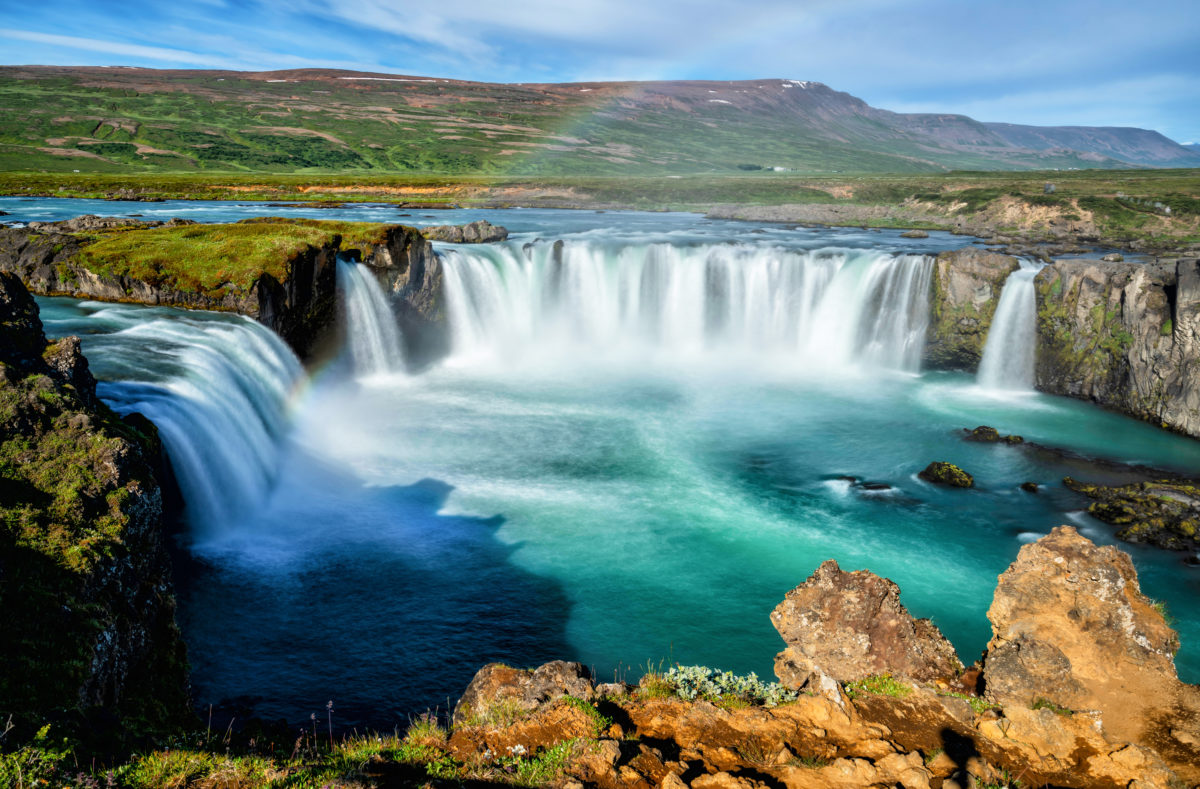 The Godafoss, cascade en Islande
