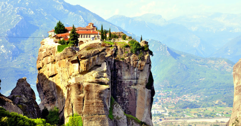 Les Météores et ses monastères au nord de la Grèce