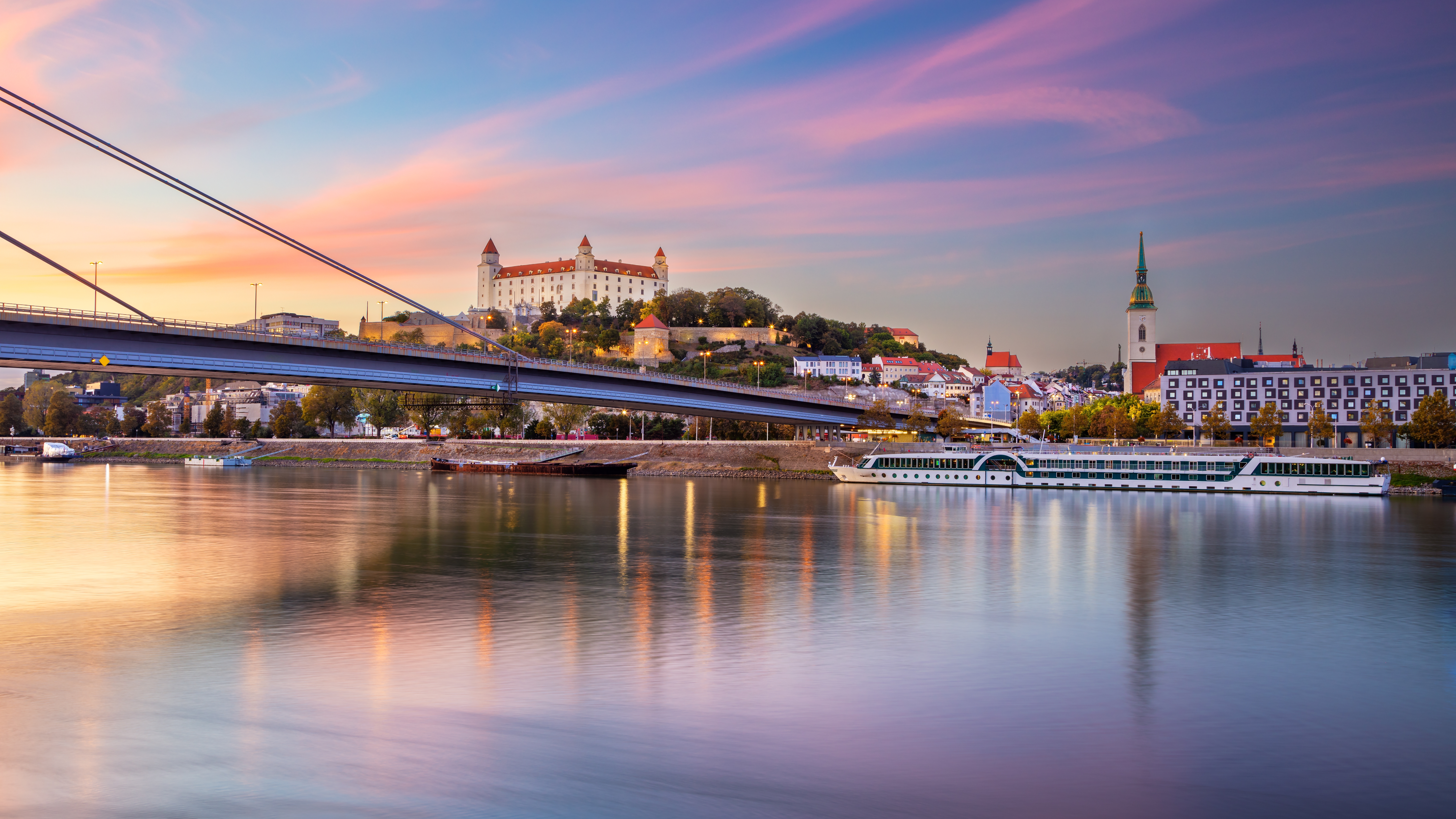 Bratislava au bord du Danube, Slovaquie