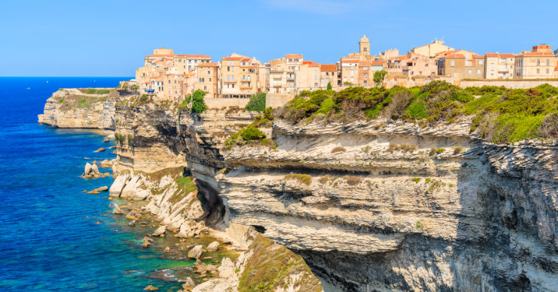Bonifacio et ses falaises, voyage en Corse