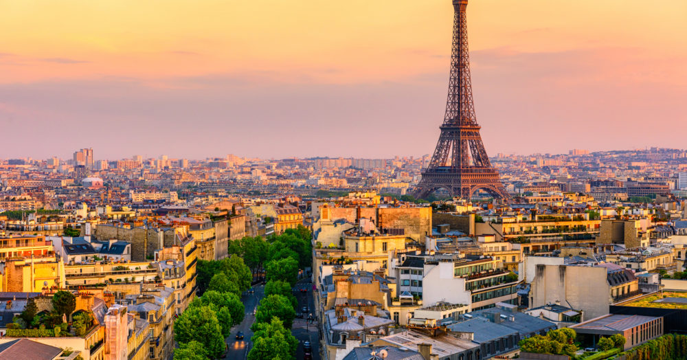 Vue sur Paris et la Tour Eiffel