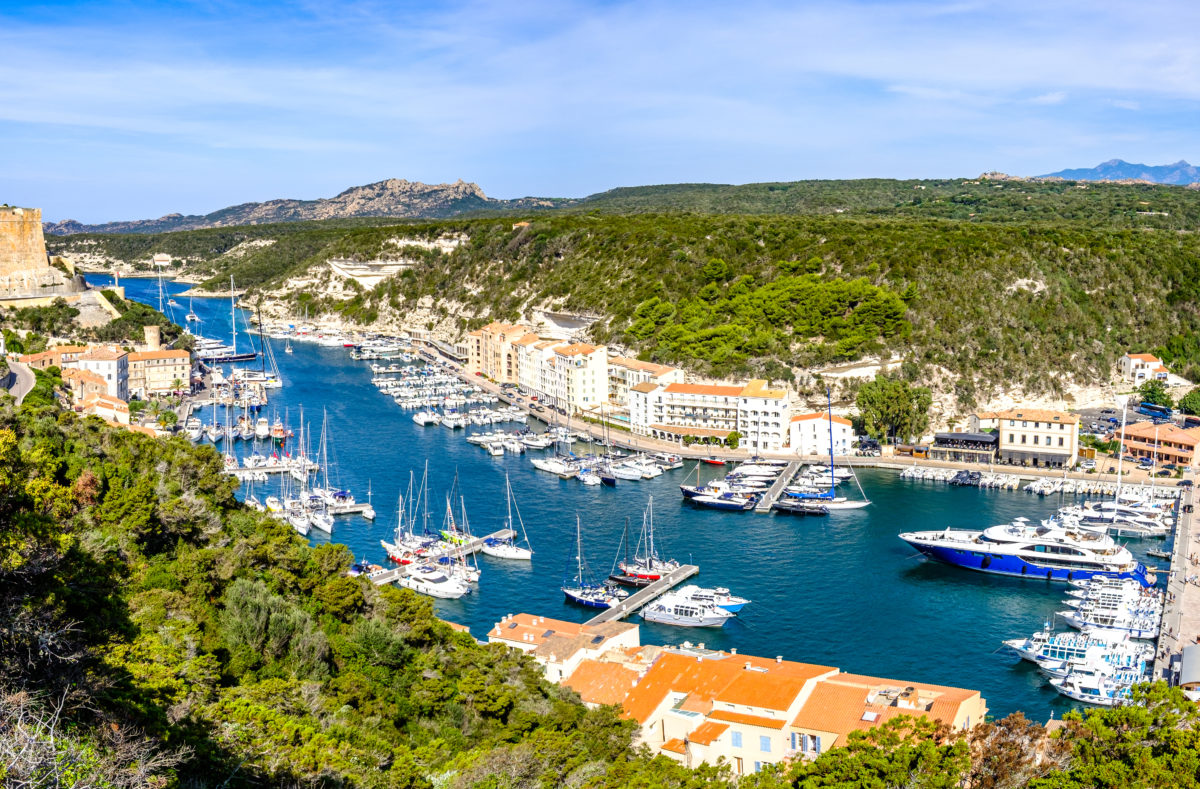Port de Bonifacio en Corse