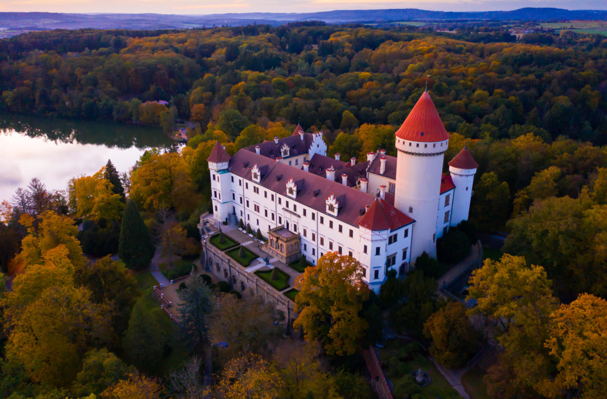 Château de Konopiste au coeur de la Bohême en République tchèque