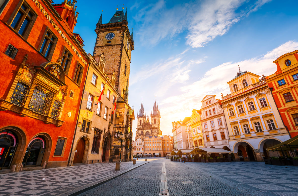 Vieille ville de Prague et Eglise Tyn