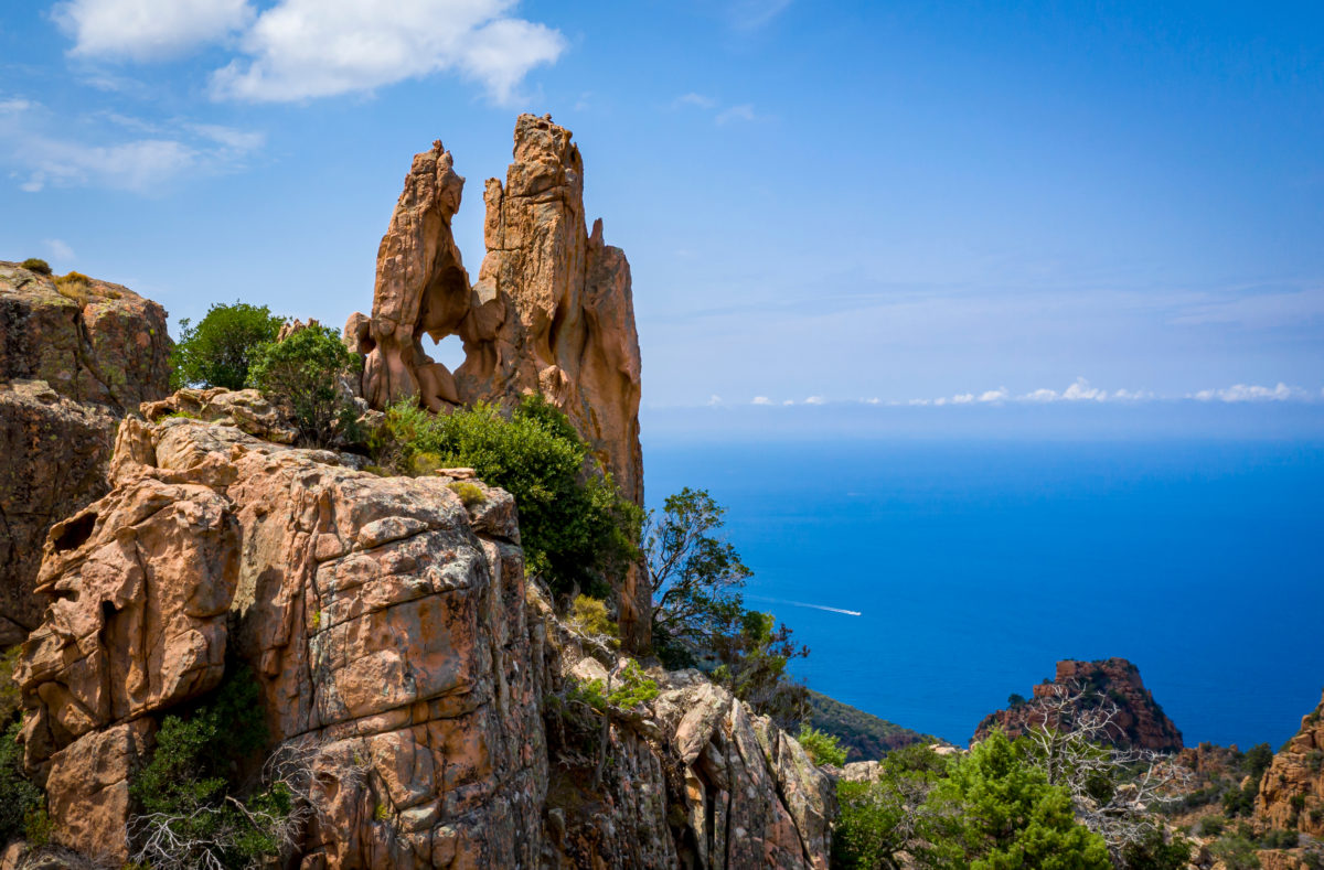 Roches des Calanques de Piana, voyage en Corse