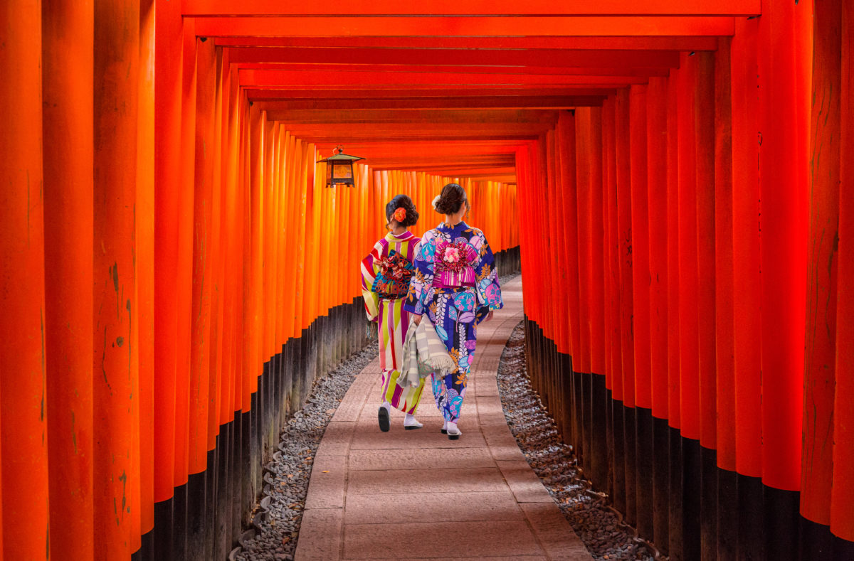 Sanctuaire Fushimi Inari à Kyoto, voyage au Japon