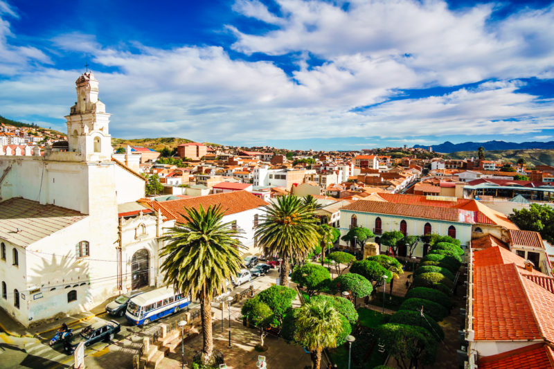 Visiter la Ville colonial Sucre Bolivie