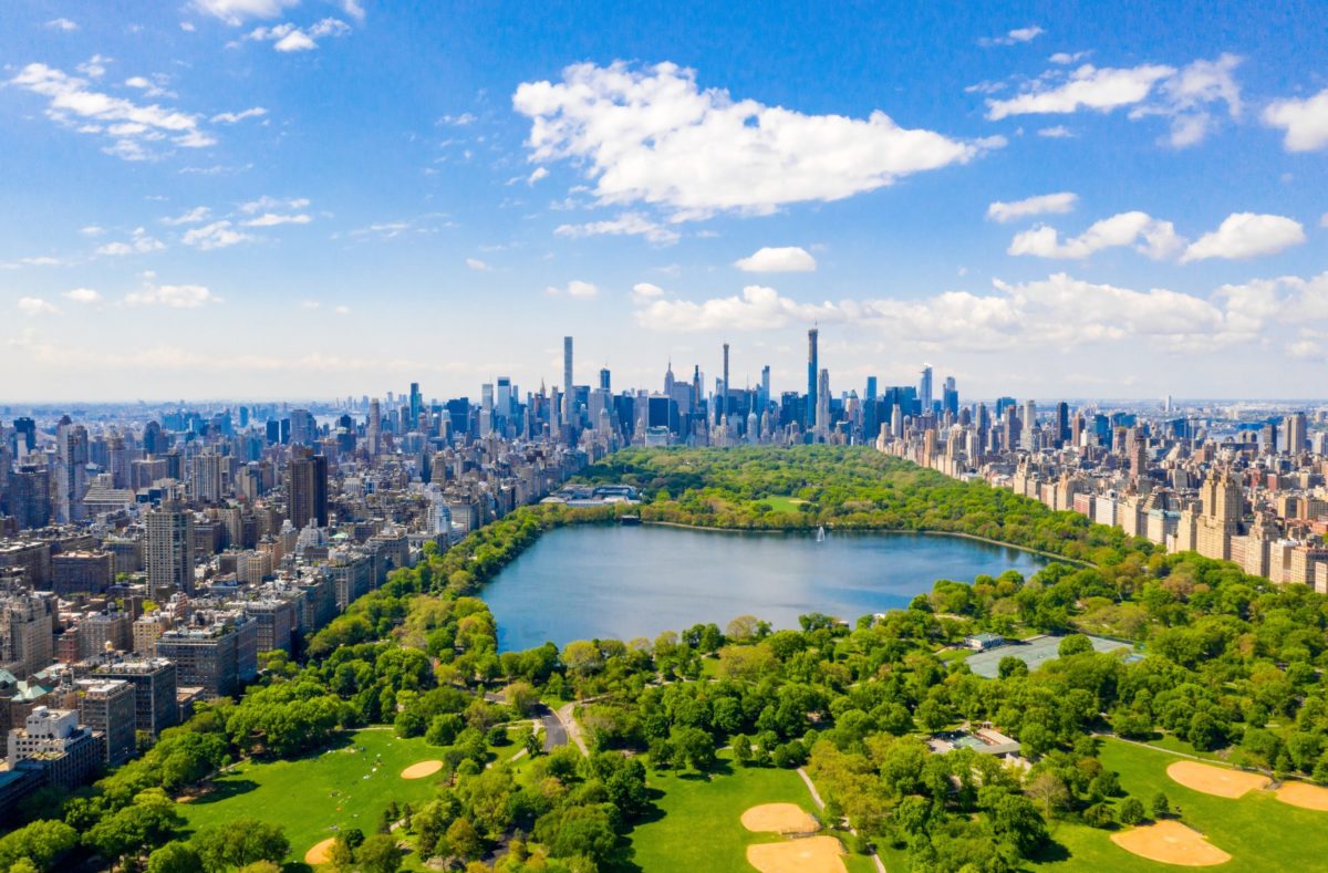 Vue sur Central Park à New York