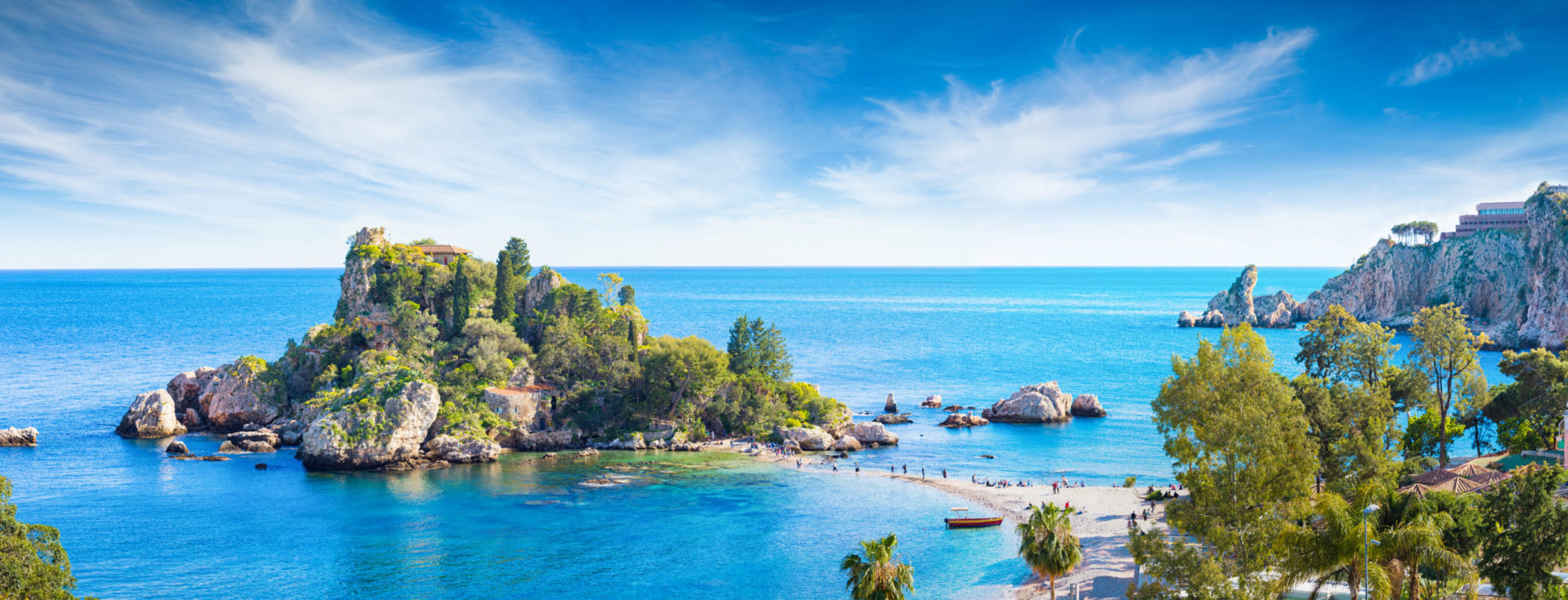 Isola Bella, petite île près de Taormina Sicile