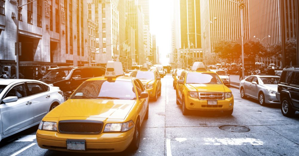 Taxis new-yorkais à Manhattan