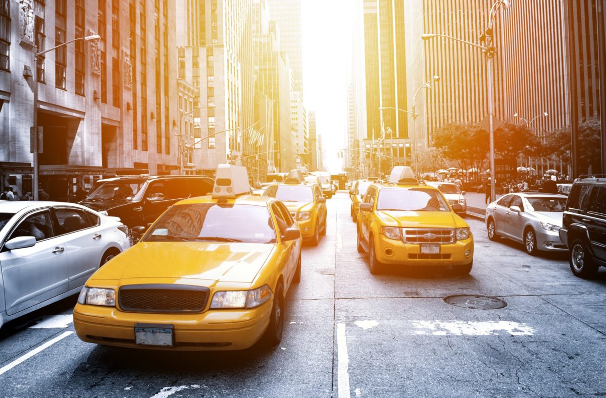 Taxis new-yorkais à Manhattan
