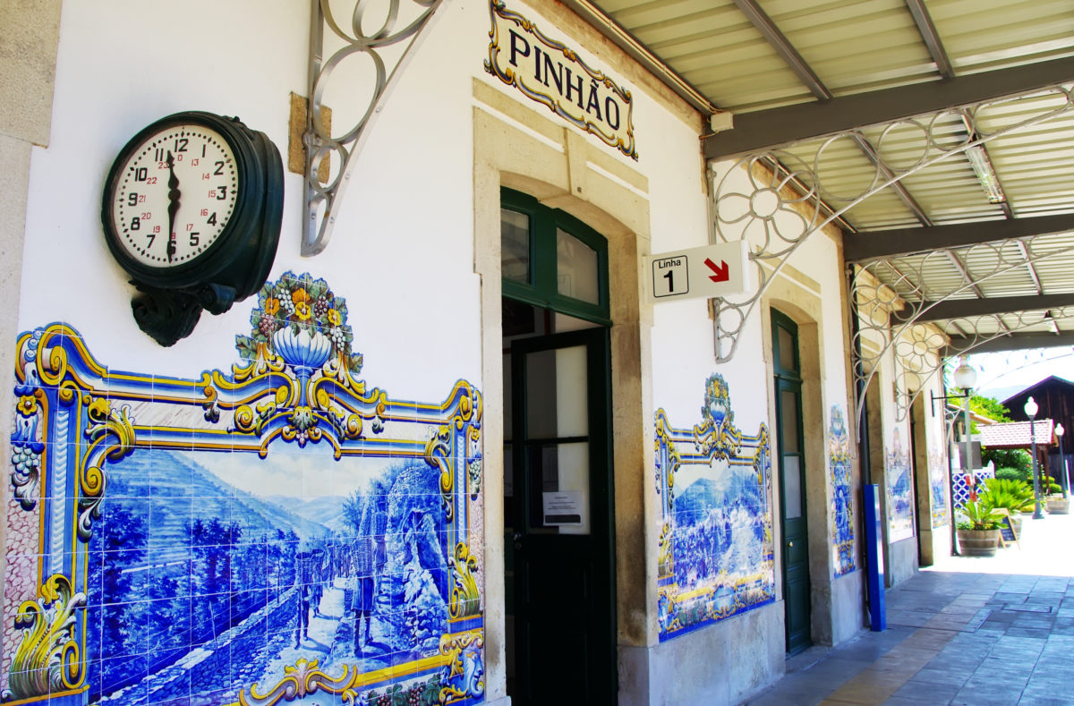 gare de Pinhao, vallée de Douro, Portugal