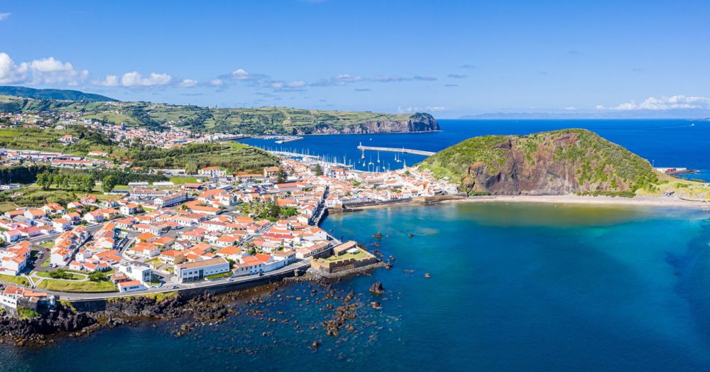 Visiter en groupe Horta sur l'ile de Faial aux Açores