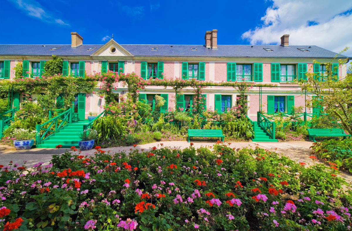 Maison Monnet à Giverny vers Paris
