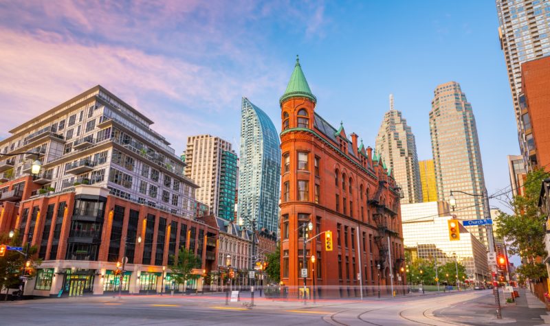 Visite du centre-ville de Toronto au Canada