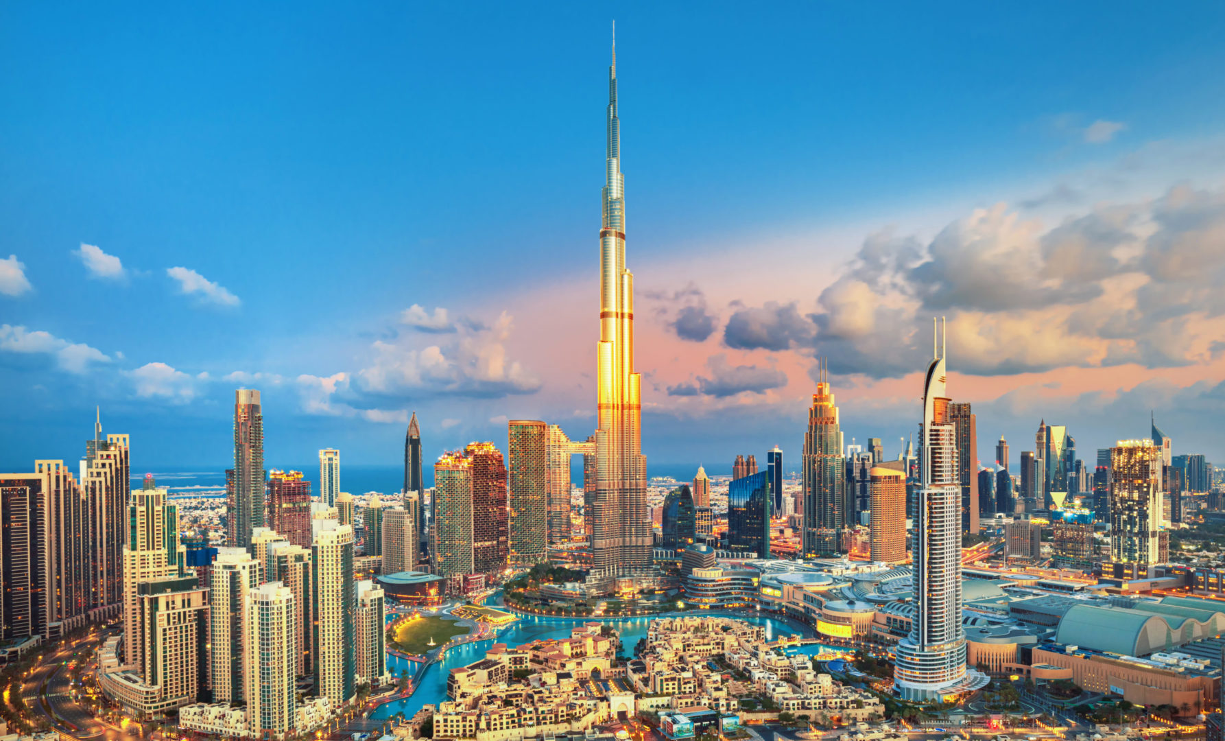 Vue de Dubaï, Émirats arabes unis