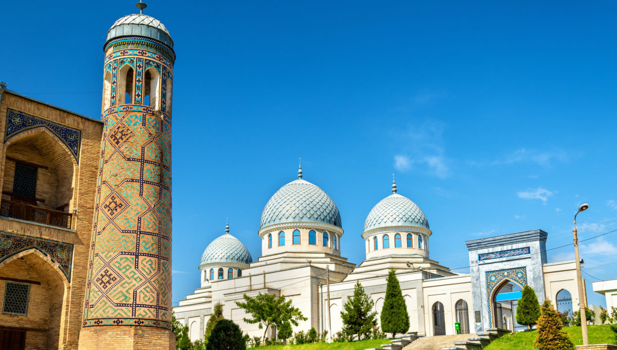 Mosquée médiévale de Dzhuma à Tachkent, voyage en Ouzbékistan