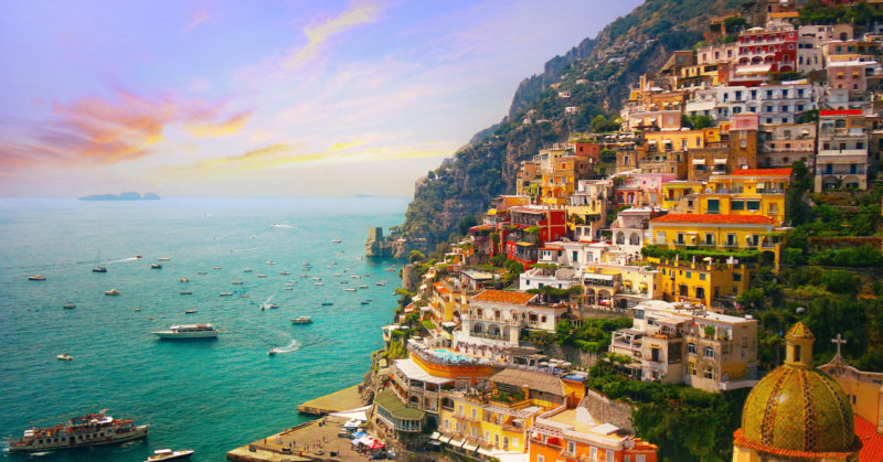 Nouvel An en Italie sur la Côte amalfitaine à Positano