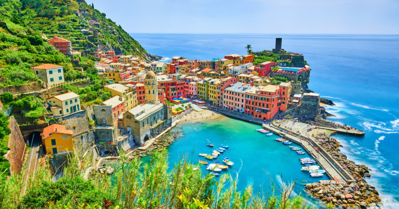 Vernazza, une des villes des Cinque Terre en Italie du Nord