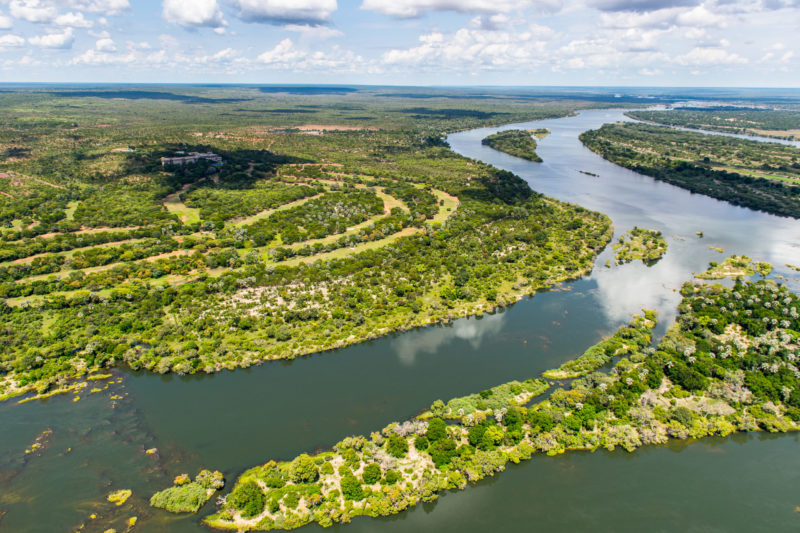 Fleuve Zambèze en Afrique, voyage en Afrique australe