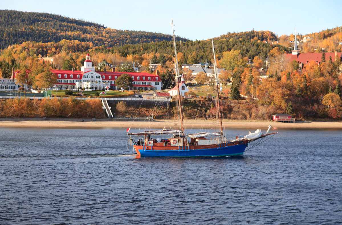 Tadoussac au Québec en automne