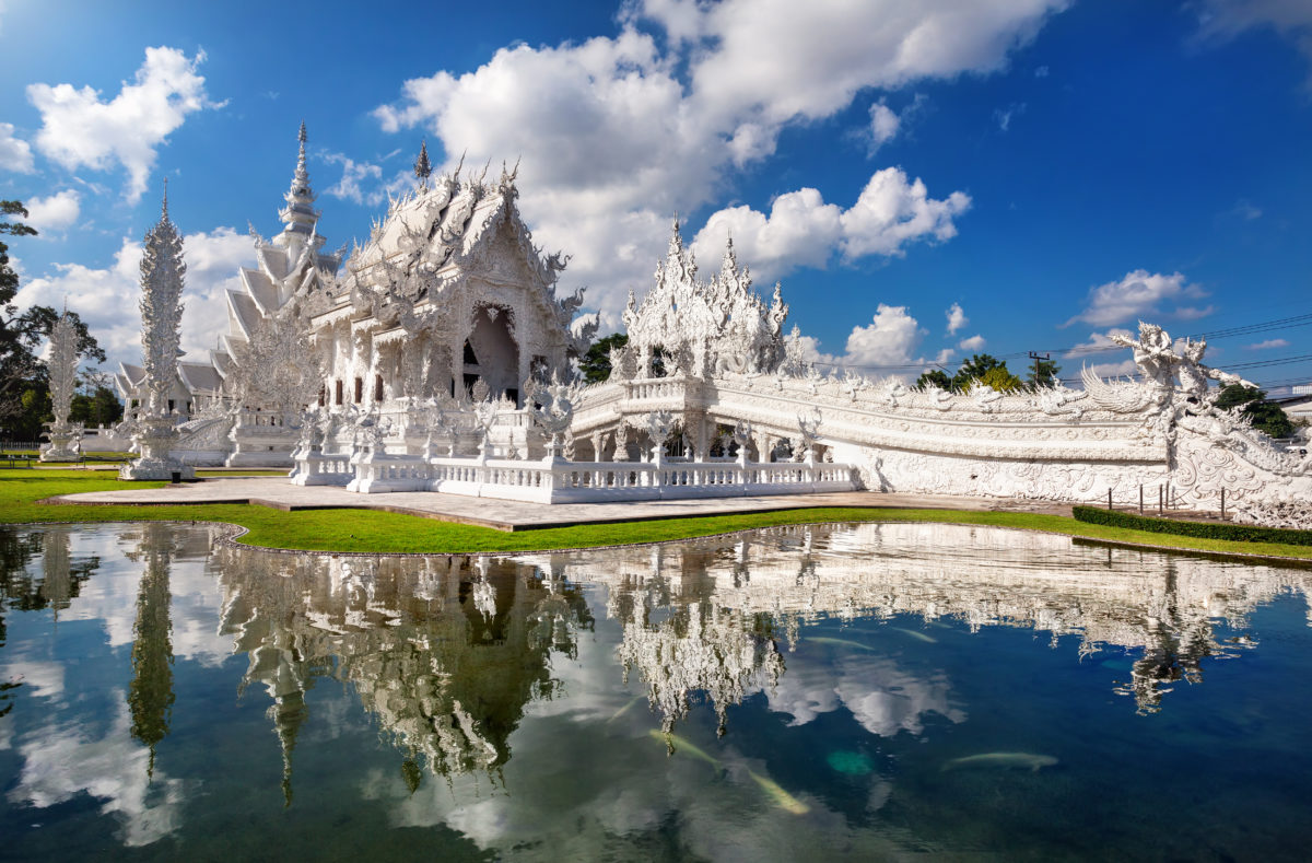 Wat Rong Khun, le temple blanc de Chiang Rai en Thaïlande