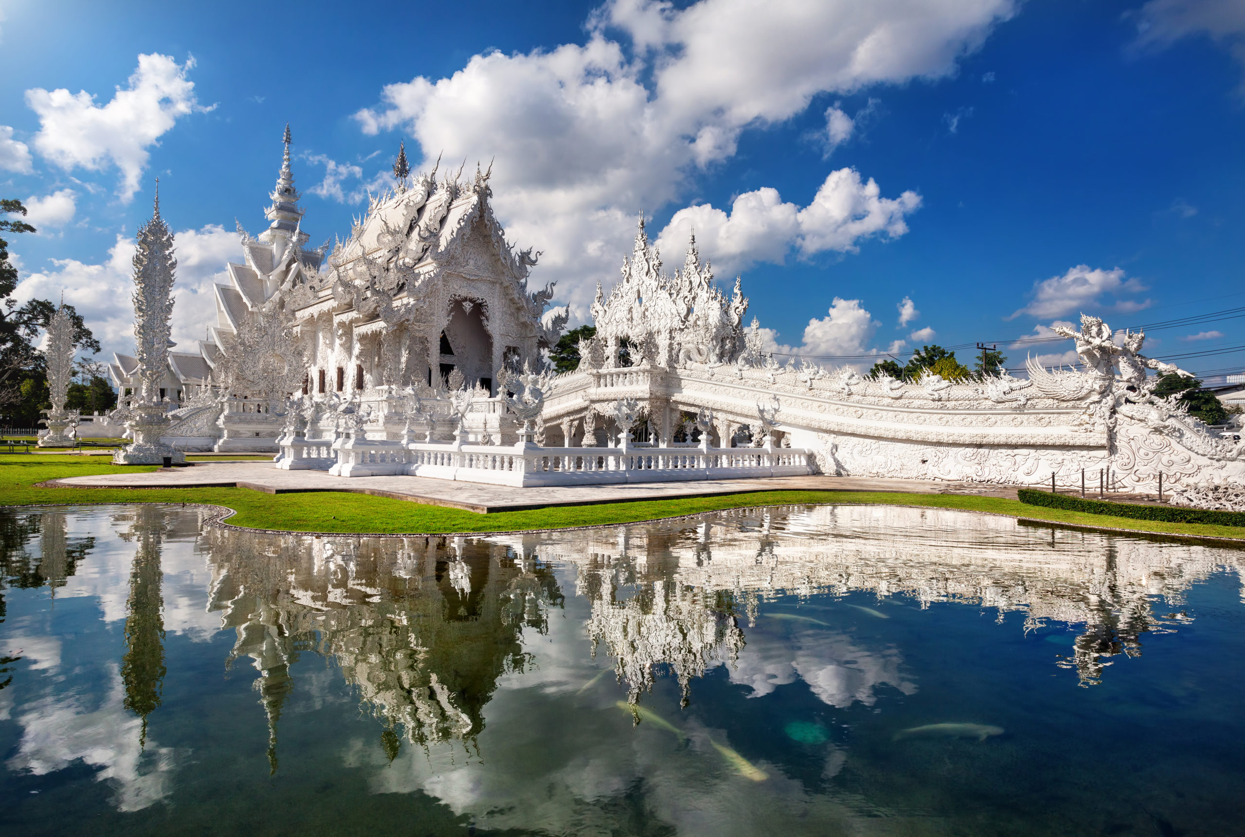 Wat Rong Khun, le temple blanc de Chiang Rai en Thaïlande