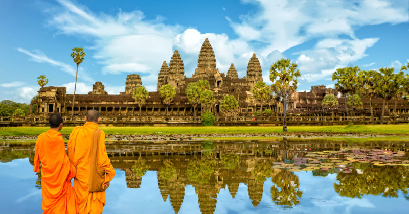 Temple Angkor Vat Siem Rap, Cambodge