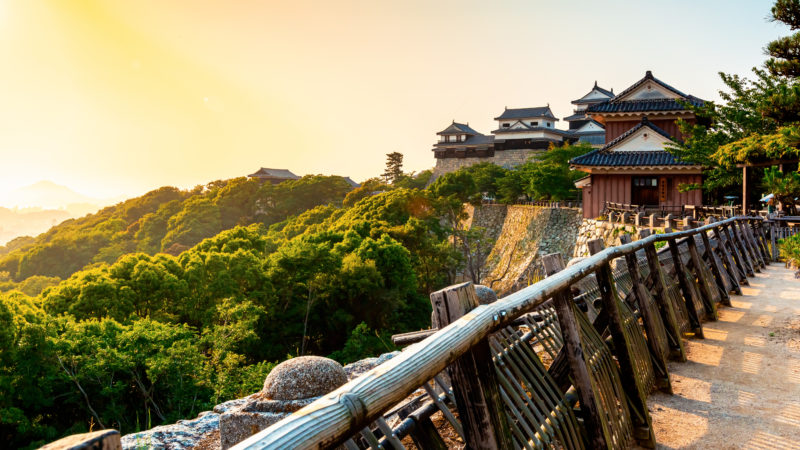 Ancien château de Matsuyama, Japon