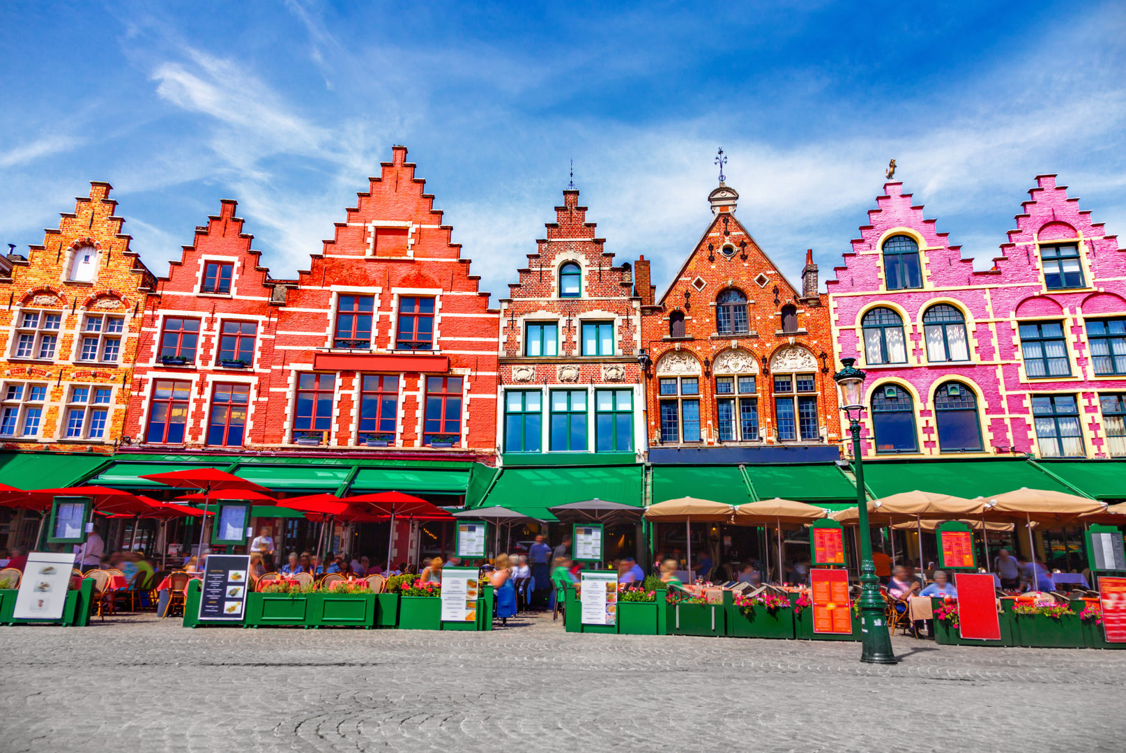 Place Grote Markt à Bruges, Belgique