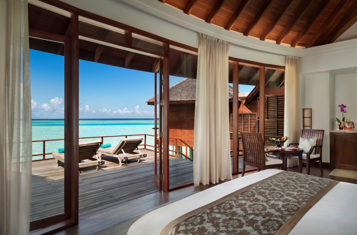 Chambre pilotis Anantara Dhigu Maldives Resort
