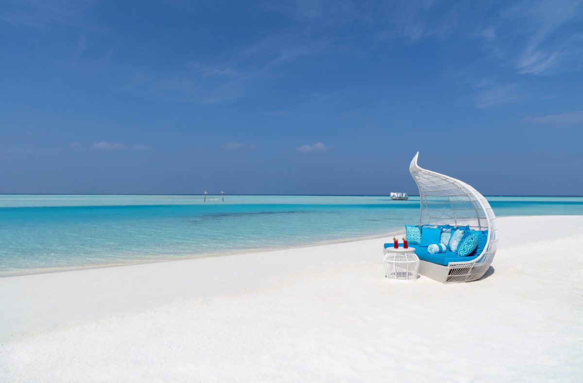 Plage de rêve Anantara Dhigu Maldives Resort