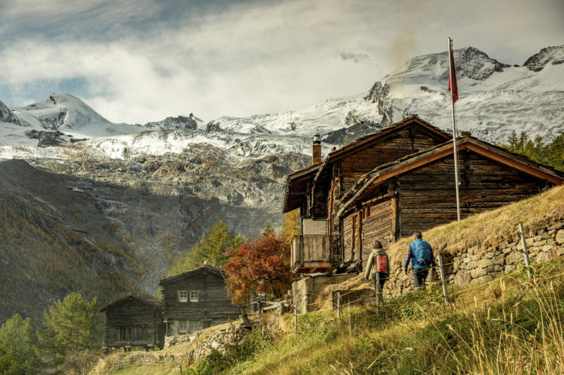 Voyage en groupe Haut-Valais rustique Saas-Fee