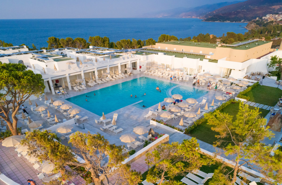 Vue du Pollina Resort Sicile