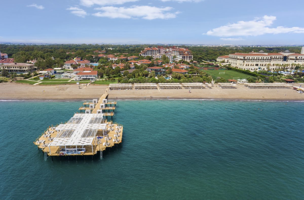 Plage et jetée Hôtel Sirene Belek Turquie