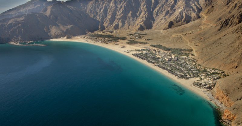 Vue sur la baie de Zighy Bay Péninsule de Musandam Oman