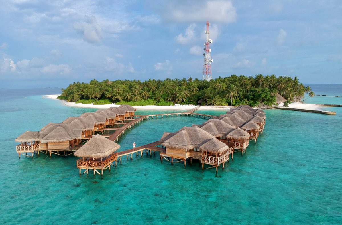 Chambres pilotis Fihalhohi Island Resort Maldives