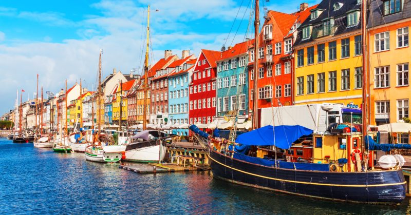 Voyage en groupe à Copenhague, visite de Nyhavn