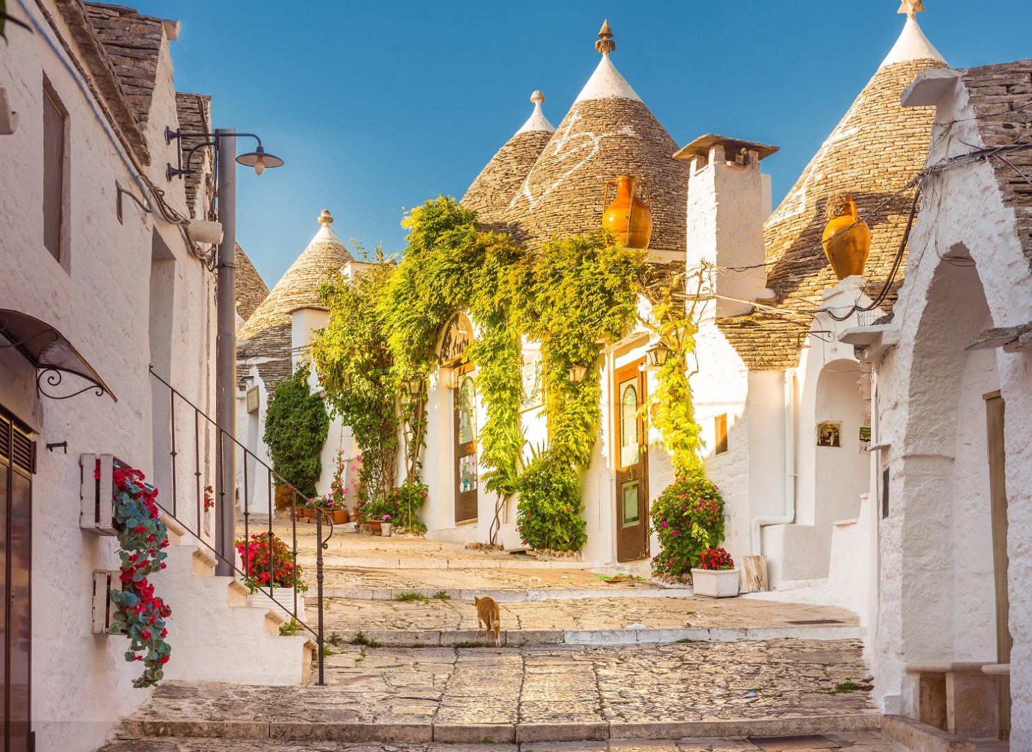 Trullis d'Alberobello, Pouilles, Italie