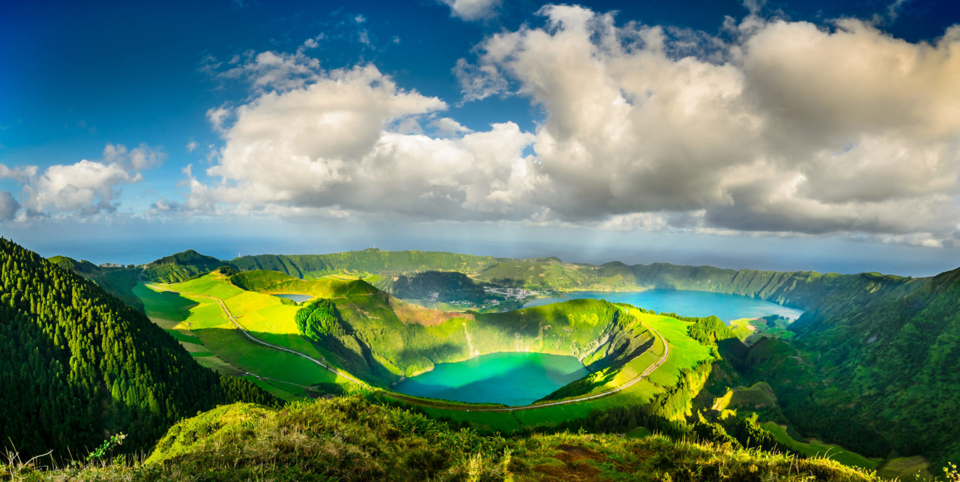 Lacs Bleus et verts aux Açores