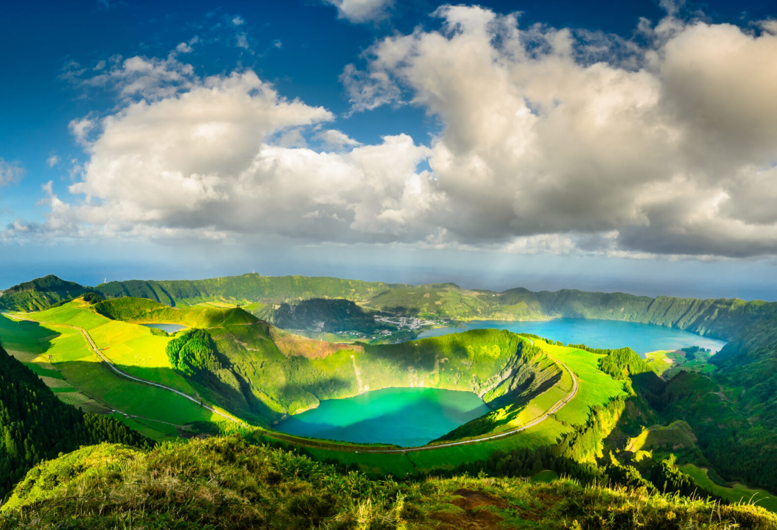 Lacs Bleus et verts aux Açores