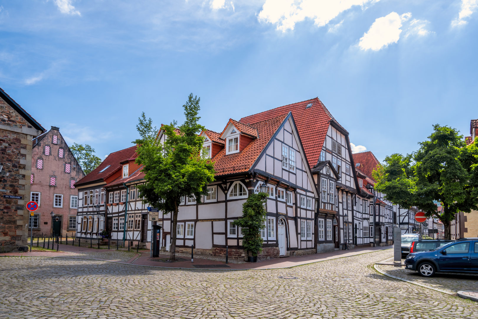 Maisons à colombage à Hameln, Allemagne