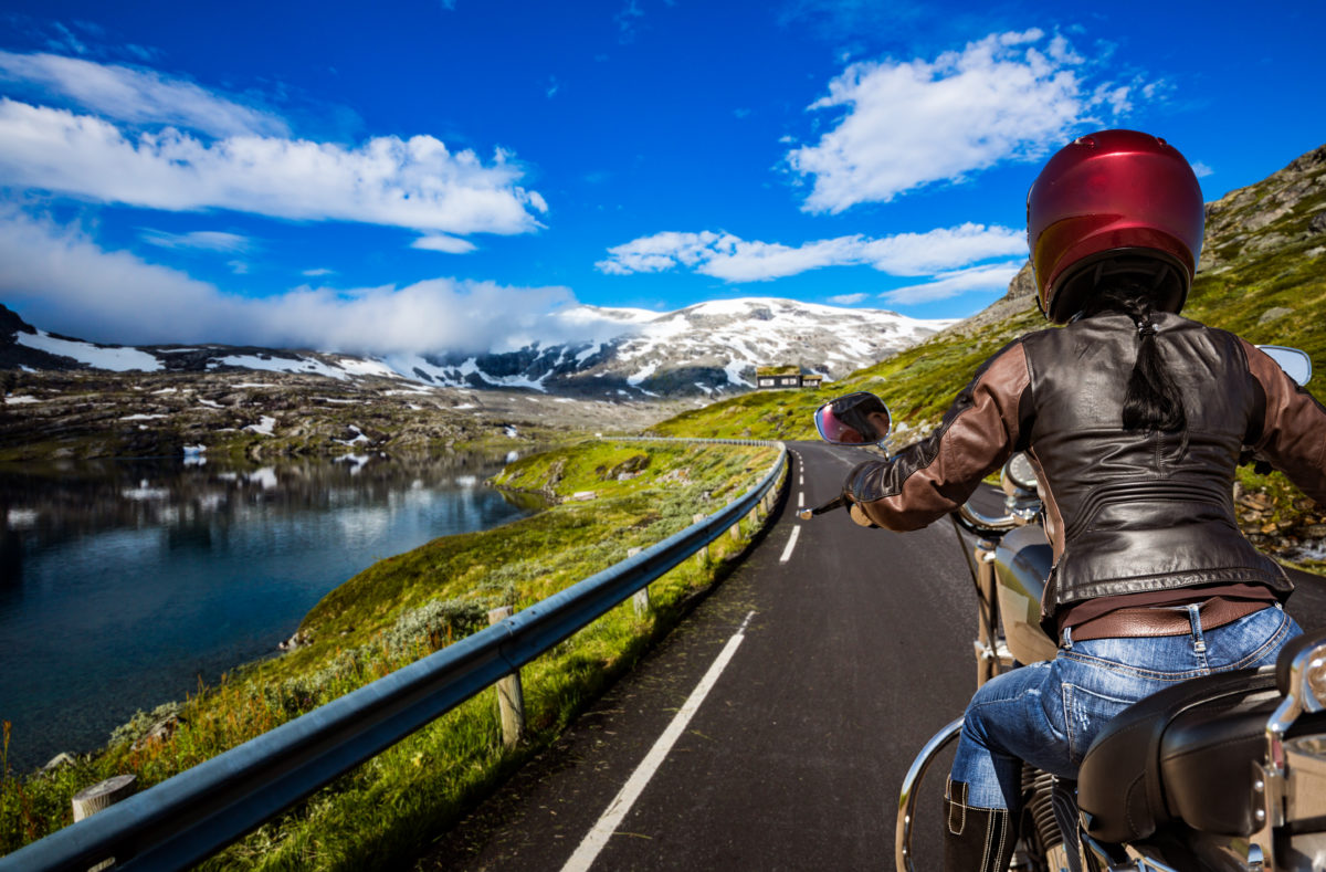 Road trip à moto en Norvège