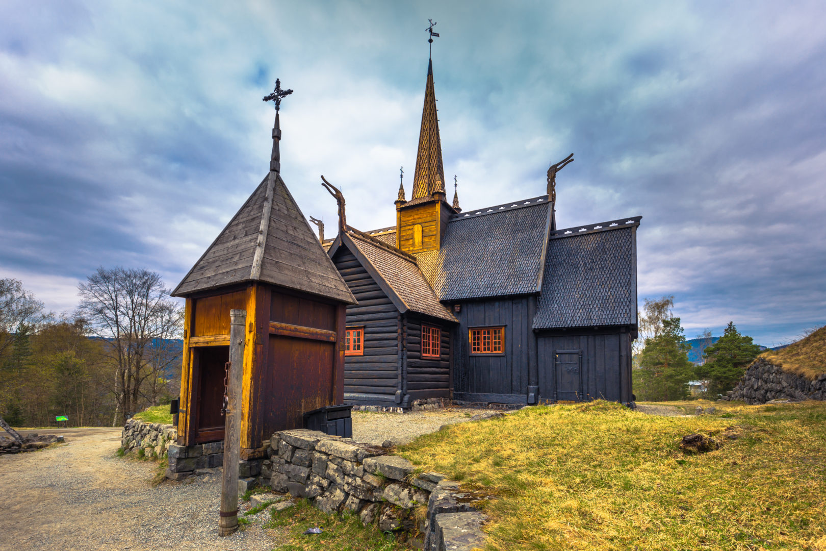 Église Garmo Stave de Lillehammer, Norvège