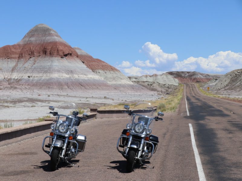 Parc national - Painted Desert en Arizona sur la Route 66
