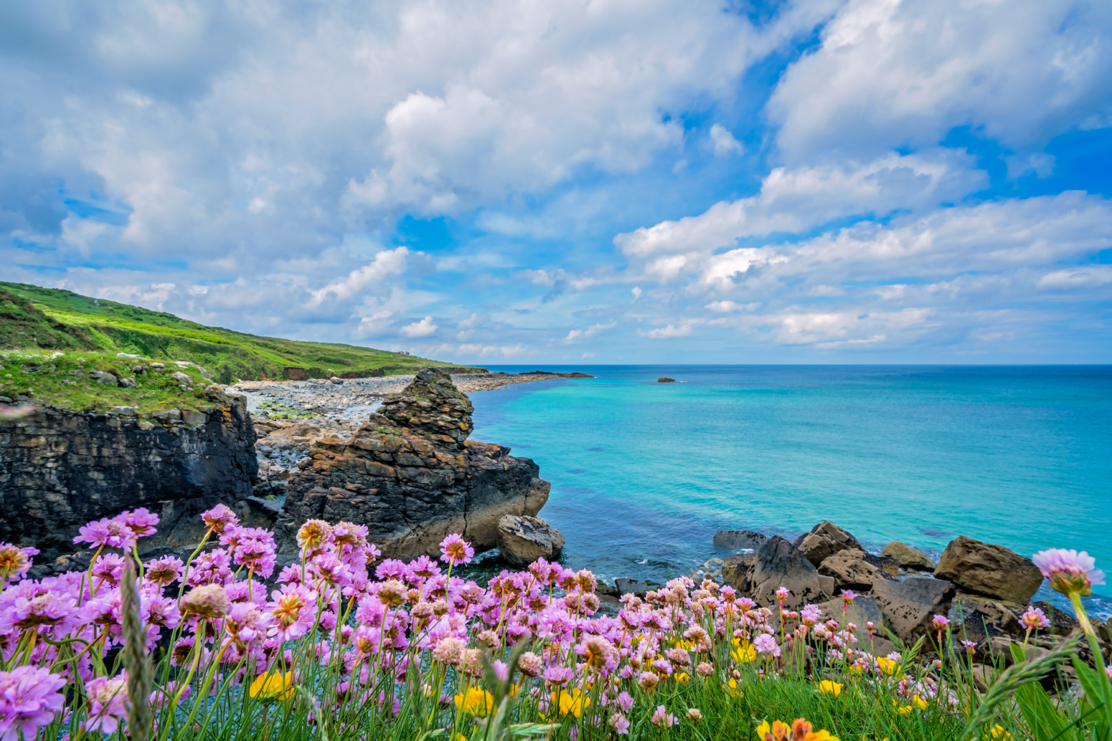 Côte des Cornouailles en Angleterre