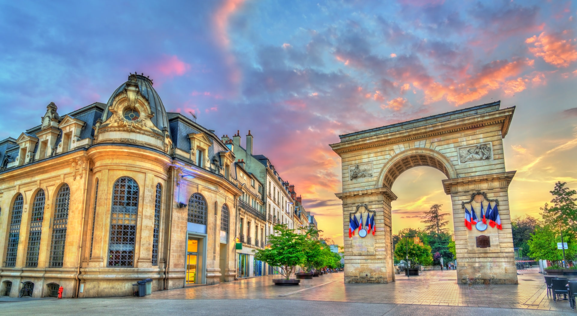 Porte Guillaume Place Darcy Dijon France