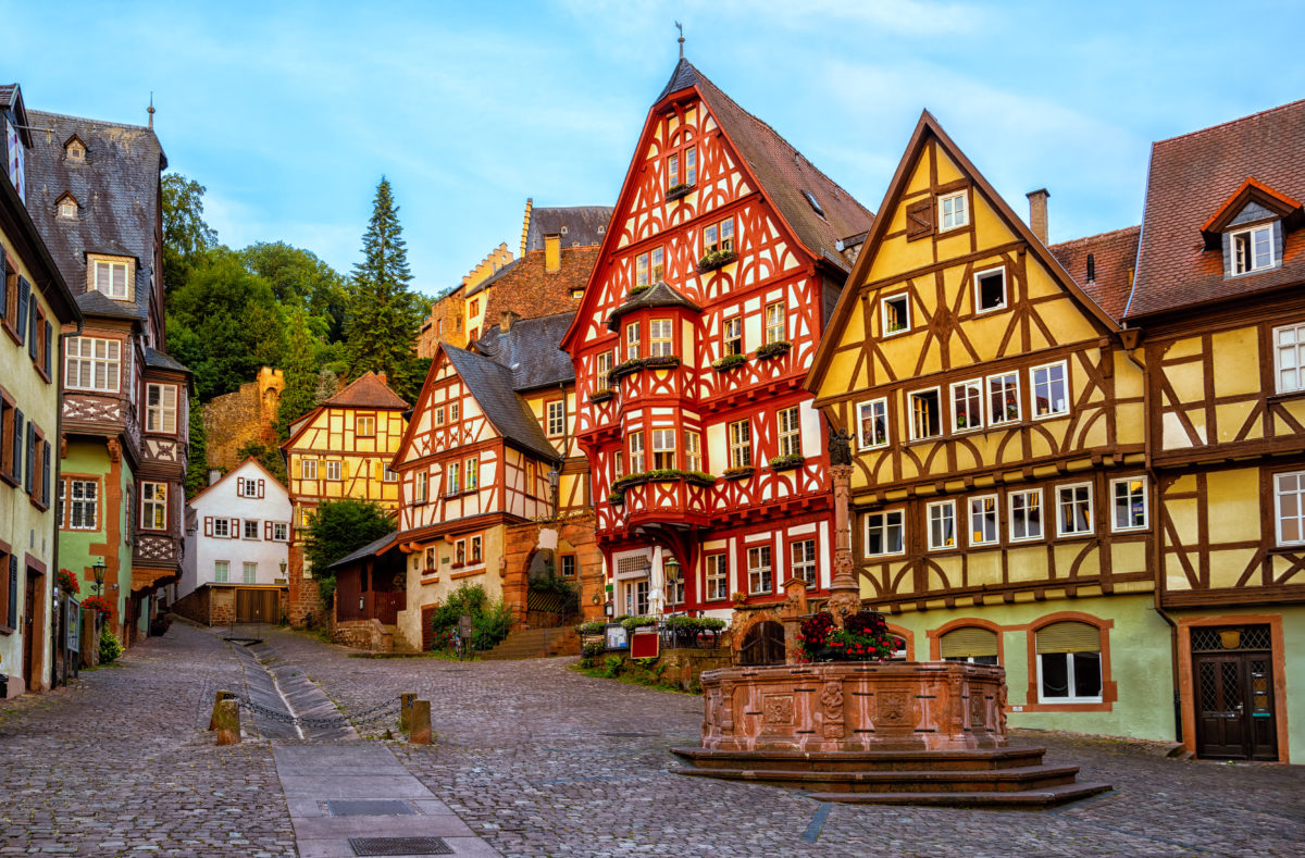 Ville médiévale historique de Miltenberg, Bavière, Allemagne