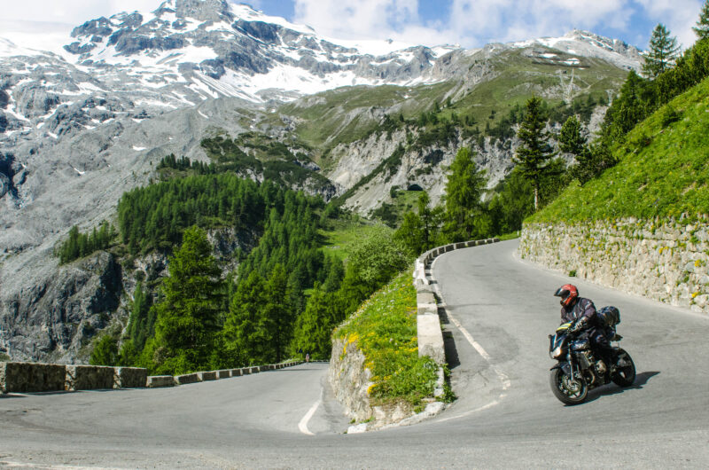 Col Stelvio à moto, Nord de l'Italie